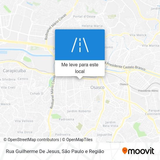 Rua Guilherme De Jesus mapa