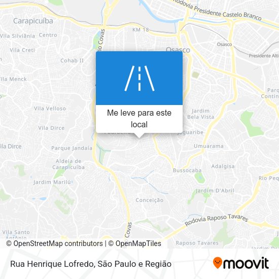 Rua Henrique Lofredo mapa