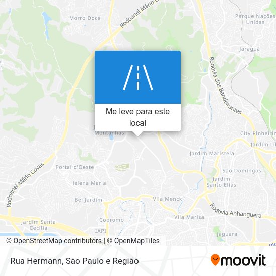 Rua Hermann mapa