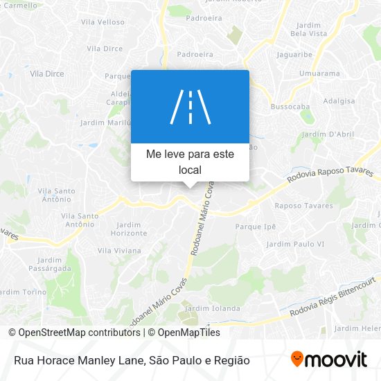 Rua Horace Manley Lane mapa