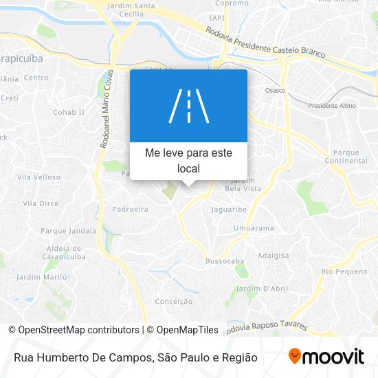 Rua Humberto De Campos mapa