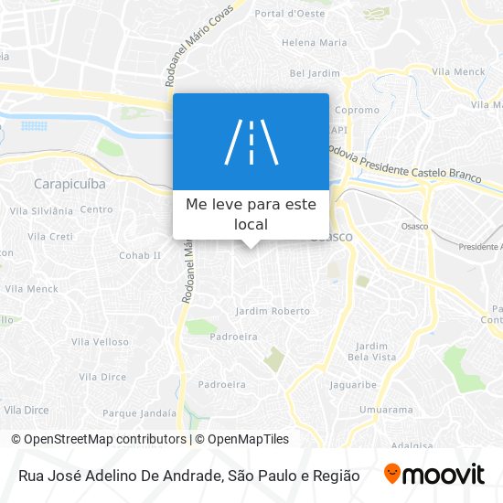 Rua José Adelino De Andrade mapa