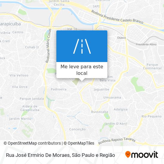 Rua José Ermírio De Moraes mapa