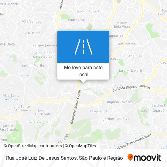 Rua José Luiz De Jesus Santos mapa