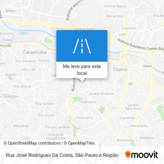 Rua José Rodrigues Da Costa mapa
