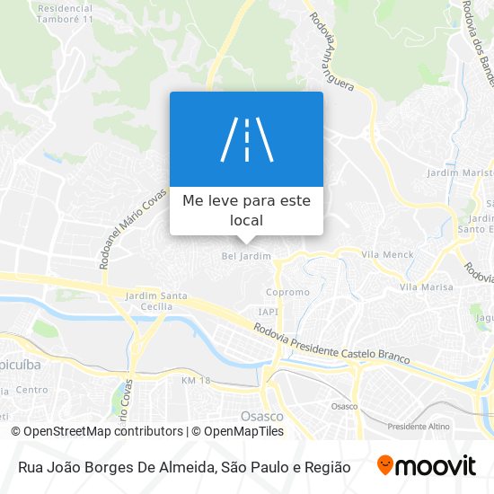 Rua João Borges De Almeida mapa