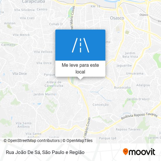 Rua João De Sá mapa