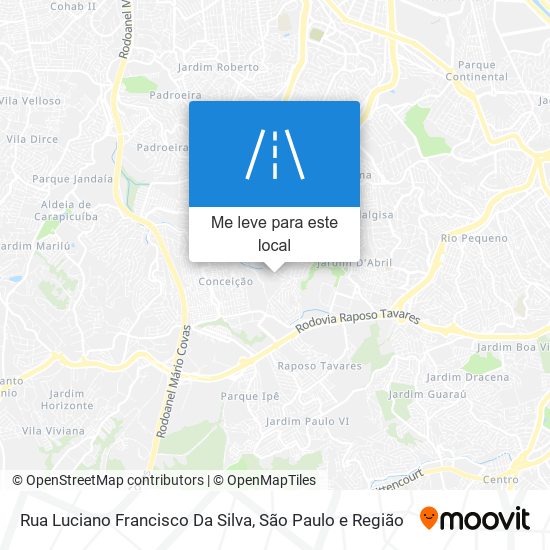 Rua Luciano Francisco Da Silva mapa