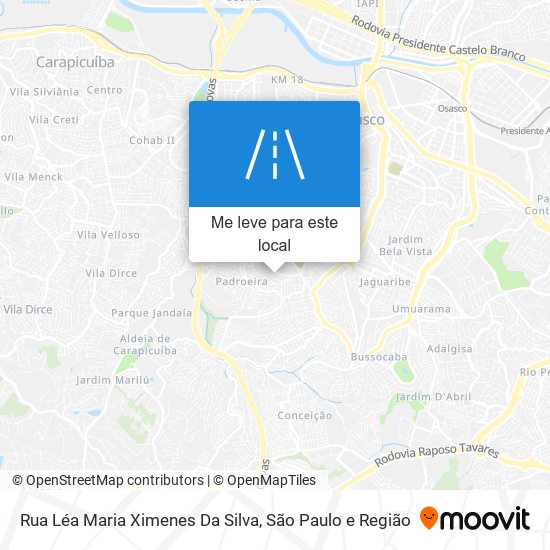 Rua Léa Maria Ximenes Da Silva mapa