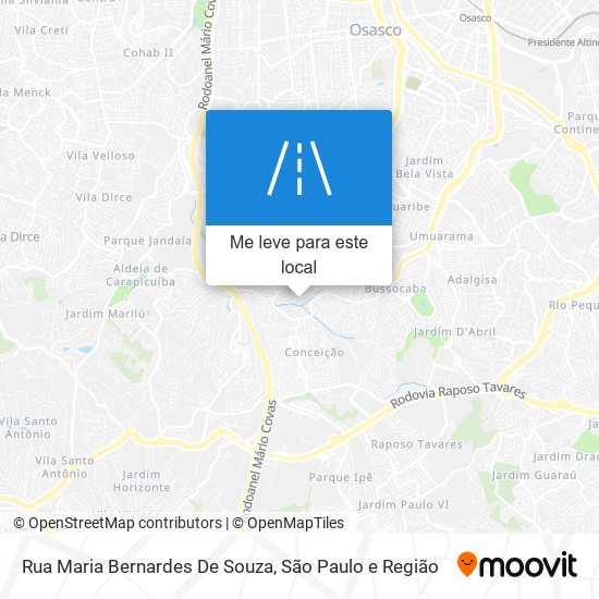 Rua Maria Bernardes De Souza mapa