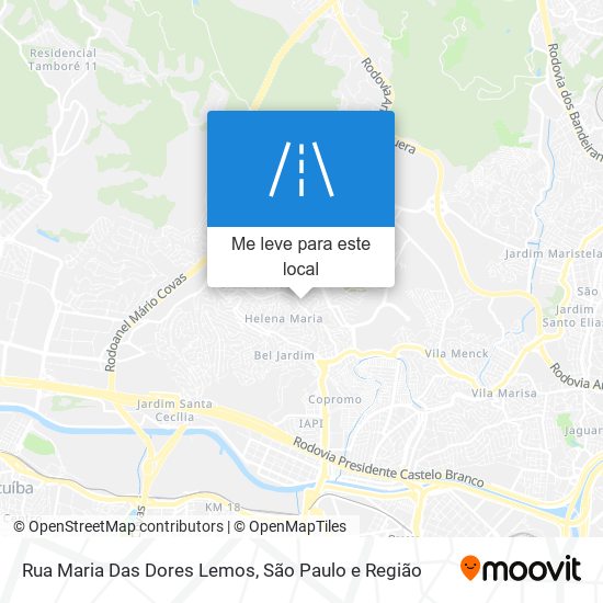 Rua Maria Das Dores Lemos mapa