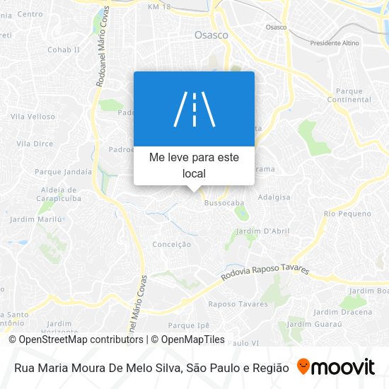 Rua Maria Moura De Melo Silva mapa
