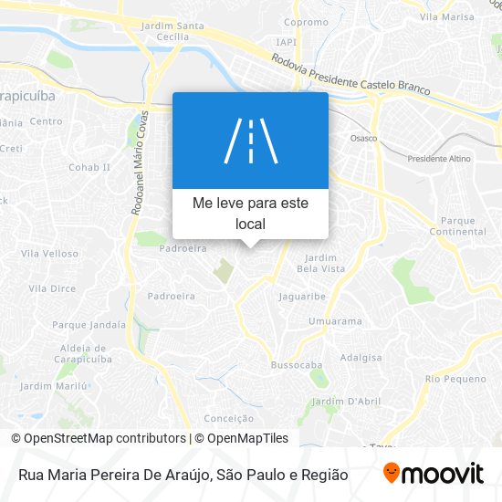 Rua Maria Pereira De Araújo mapa