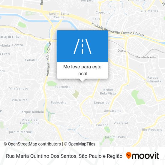 Rua Maria Quintino Dos Santos mapa