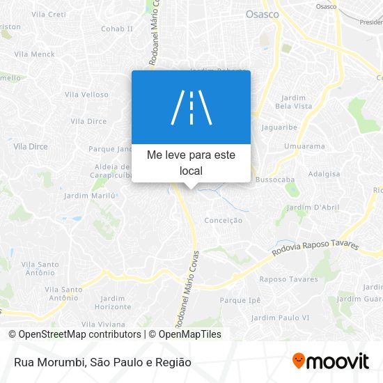 Rua Morumbi mapa