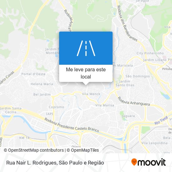 Rua Nair L. Rodrigues mapa