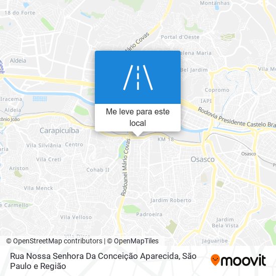 Rua Nossa Senhora Da Conceição Aparecida mapa