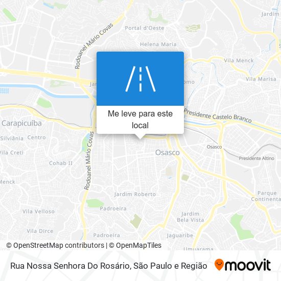 Rua Nossa Senhora Do Rosário mapa