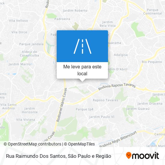 Rua Raimundo Dos Santos mapa