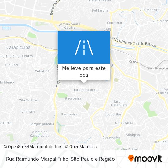 Rua Raimundo Marçal Filho mapa