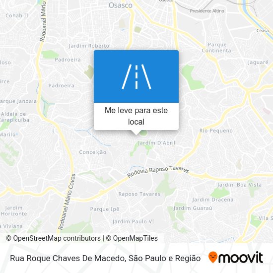 Rua Roque Chaves De Macedo mapa
