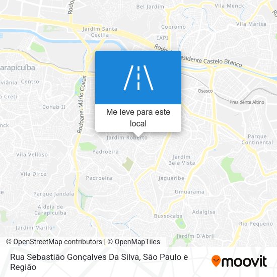 Rua Sebastião Gonçalves Da Silva mapa