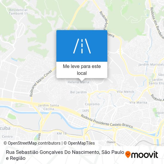 Rua Sebastião Gonçalves Do Nascimento mapa
