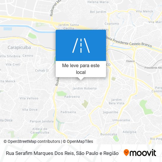 Rua Serafim Marques Dos Reis mapa