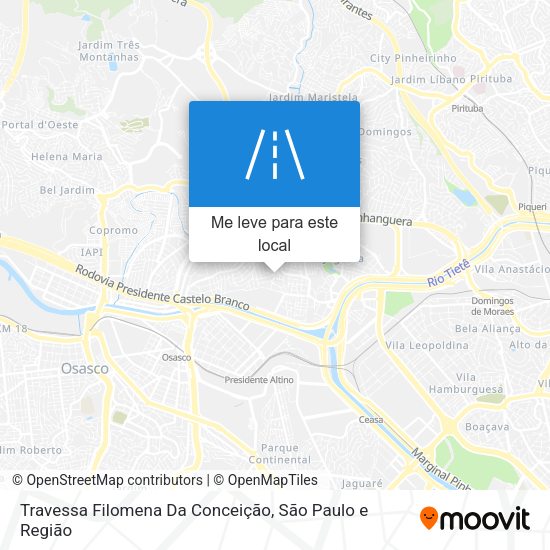 Travessa Filomena Da Conceição mapa