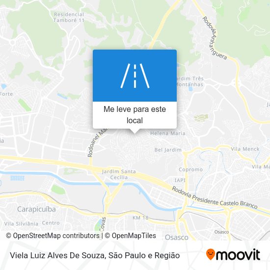 Viela Luiz Alves De Souza mapa