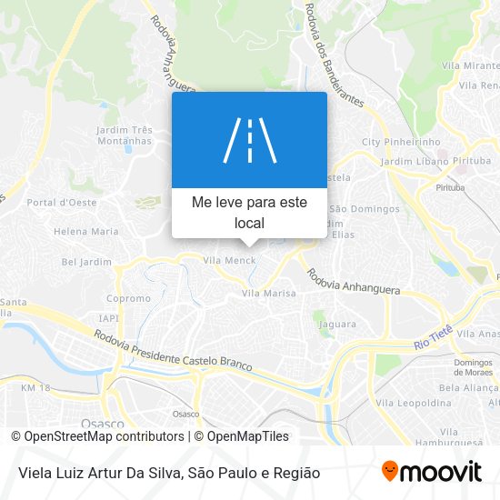 Viela Luiz Artur Da Silva mapa