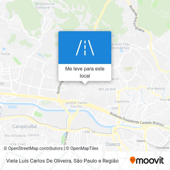 Viela Luís Carlos De Oliveira mapa