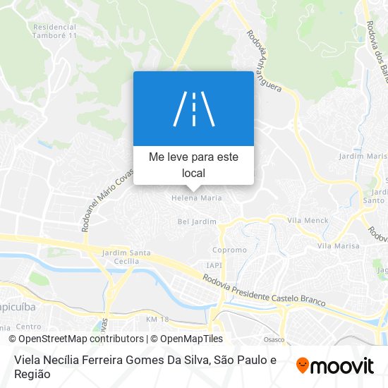 Viela Necília Ferreira Gomes Da Silva mapa