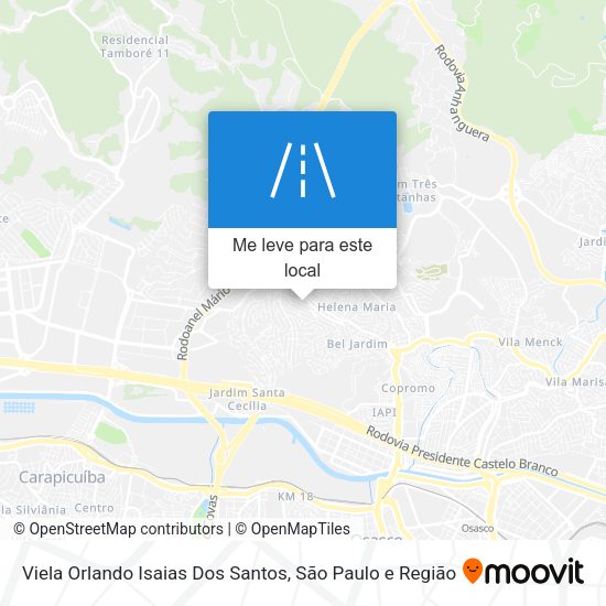 Viela Orlando Isaias Dos Santos mapa
