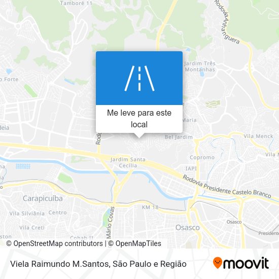 Viela Raimundo M.Santos mapa