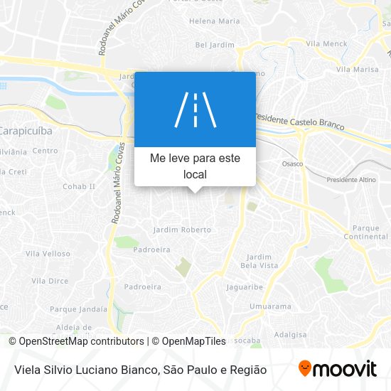 Viela Silvio Luciano Bianco mapa