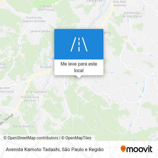 Avenida Kamoto Tadashi mapa