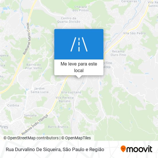 Rua Durvalino De Siqueira mapa