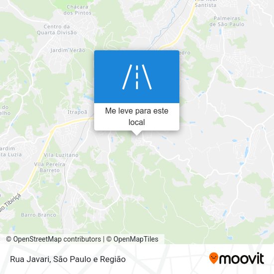 Rua Javari mapa