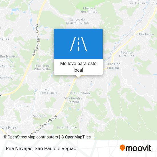 Rua Navajas mapa