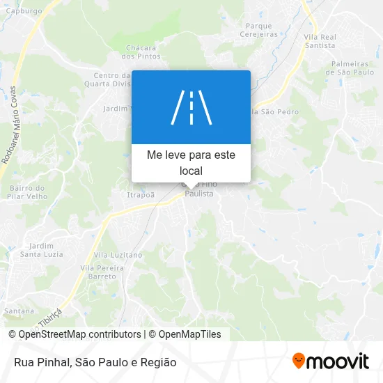 Rua Pinhal mapa
