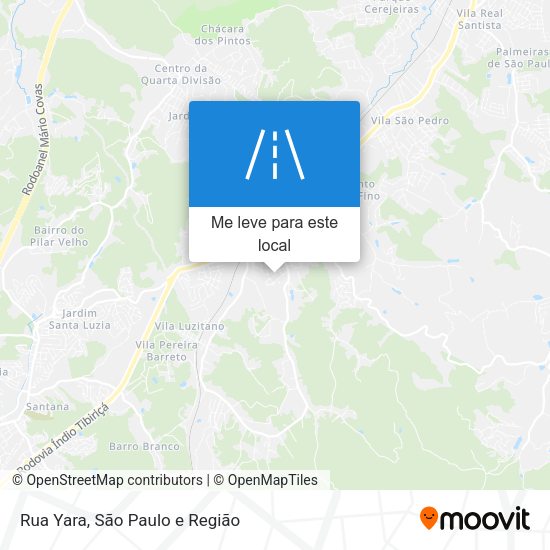 Rua Yara mapa