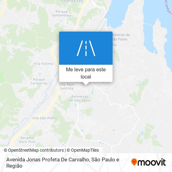 Avenida Jonas Profeta De Carvalho mapa