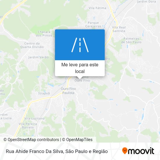 Rua Ahide Franco Da Silva mapa