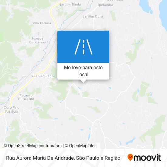 Rua Aurora Maria De Andrade mapa