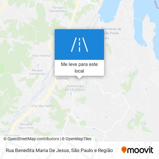 Rua Benedita Maria De Jesus mapa