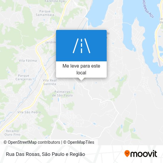 Rua Das Rosas mapa