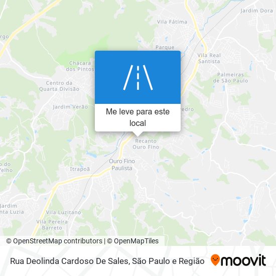 Rua Deolinda Cardoso De Sales mapa