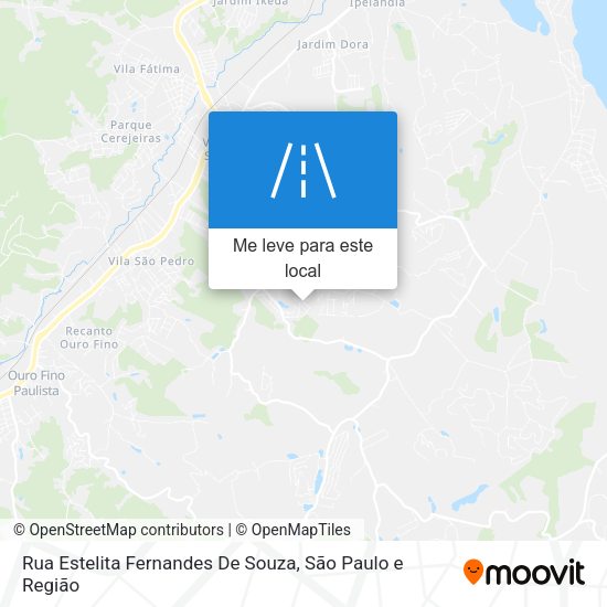 Rua Estelita Fernandes De Souza mapa