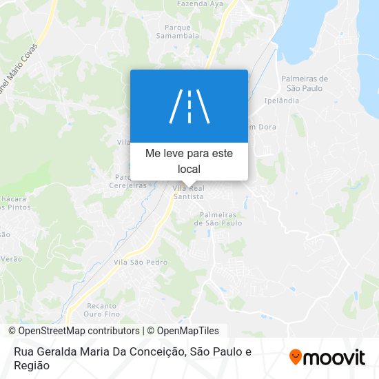 Rua Geralda Maria Da Conceição mapa